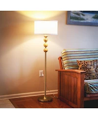 Riley 60" Led Floor Lamp with Drum Shade