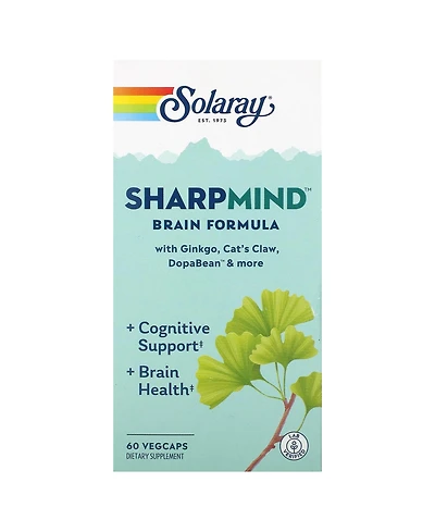 Solaray SharpMind Brain Formula - 60 VegCaps