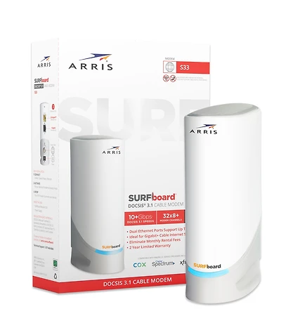 Arris SURFboard S33 Docsis 3.1 Cable Modem