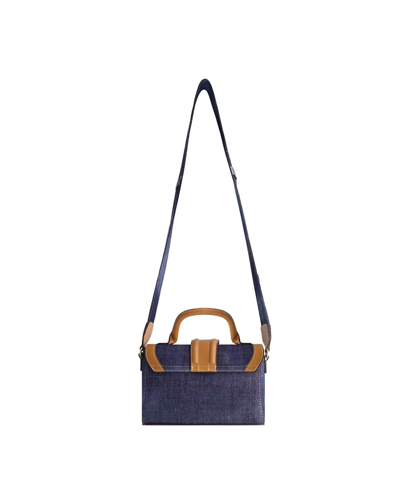 True Religion Mini Denim Satchel