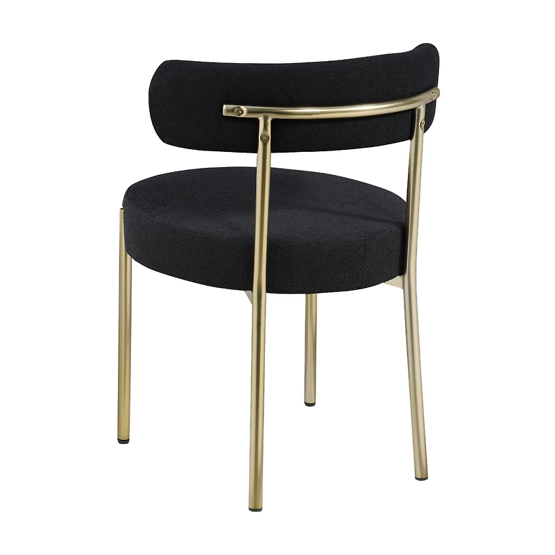 Streamdale Set of 2 Mid-Century Modern Boucle Dining Chairs