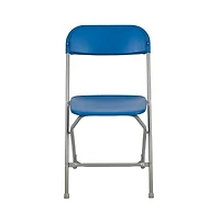 Set Of 10 Stackable Folding Plastic Chairs