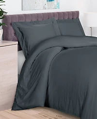 Superior 300-tc Silky Soft Rayon from Bamboo Duvet Cover Set, Full/Queen