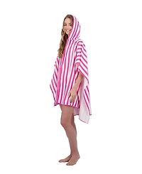 Banana Boat Terry Ruana with Hood - French Stripes