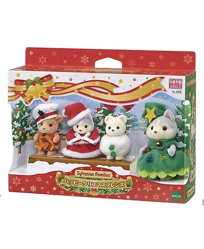 Epoch Calico Critters Happy Christmas Friends Figure Set CC2081
