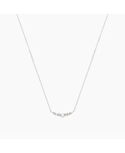 Sterling Silver Cloris Opal Necklace