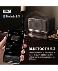 Edifier D32 Tabletop Bluetooth Speakers, Portable Retro Wireless Speaker