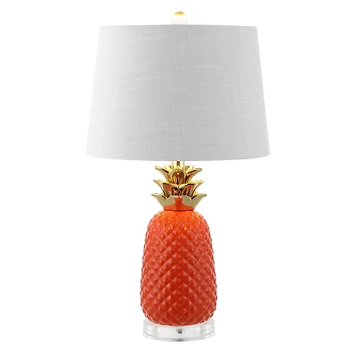 Jonathan Y Pineapple Ceramic Led Table Lamp