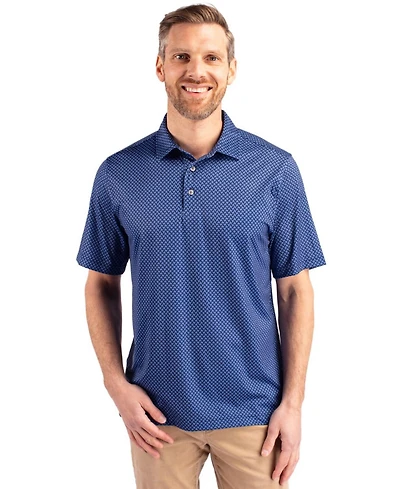Cutter Buck Pike Banner Print Stretch Men's Polo Shirt