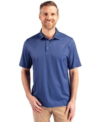 Cutter Buck Pike Banner Print Stretch Men's Polo Shirt