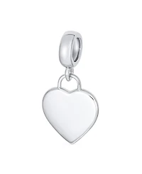 Bling Jewelry Heart Shape Medical Id Dangle Bead Charm Sterling Silver Fits European Bracelet