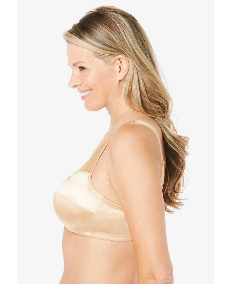 Comfort Choice Plus Satin Wireless Bra