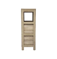 Merrick Lane Delilah 2 Drawer Bathroom Storage Cabinet Organizer With Open Display Shelf