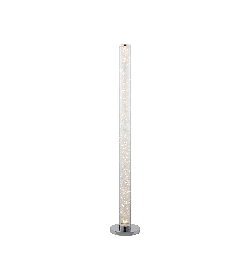 Streamdale 49" Exposed Rope Led Minari Clear Column Floor Lamp