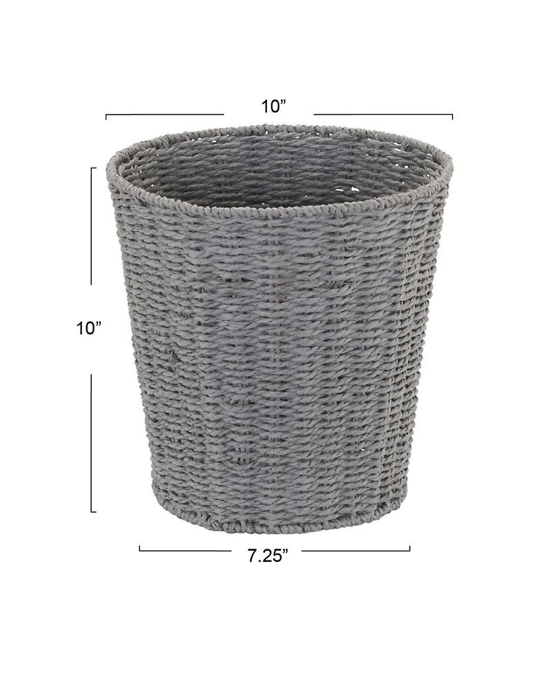 Household Essentials Seagrass Wicker Waste Basket