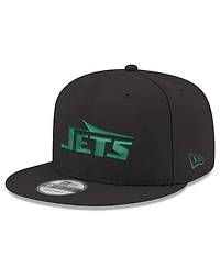 New Era Men's Black New York Jets Standard 9FIFTY Snapback Hat