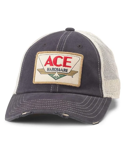 American Needle Men's Navy/Natural Ace Hardware Orville Adjustable Hat