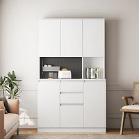 Streamdale Freestanding Kitchen Storage, Sideboard With Charging Station