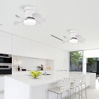 Streamdale 21" Ceiling Fan with Remote Control & Light