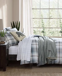 Eddie Bauer Alder Plaid Reversible 2 Piece Comforter Set, Twin