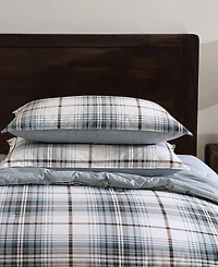 Eddie Bauer Alder Plaid Reversible 2 Piece Comforter Set, Twin