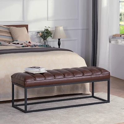 Streamdale Metal Base Upholstered Bench For Bedroom For Entryway