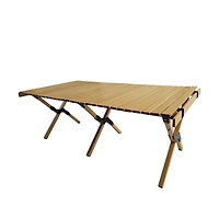 Streamdale Furniture Wooden Foldable Portable Patio Dining Table
