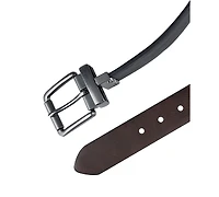 Levi's Men's Logo Buckle Stretch Reversible Leather Belt