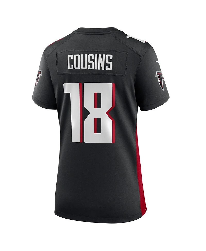 Nike Women's Kirk Cousins Black Atlanta Falcons Game Player Jersey
