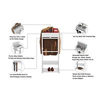 Streamdale Portable Garment Rack with Storage