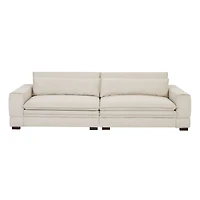 Streamdale Furniture Modern Beige Upholstered Sofa for Multiple Spaces
