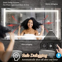 Streamdale Led Bathroom Vanity Mirror w/ Lights, Anti-Fog & Dimming