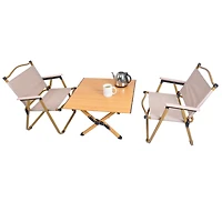 Streamdale Portable Rollable Aluminum Table Top with X-Frame