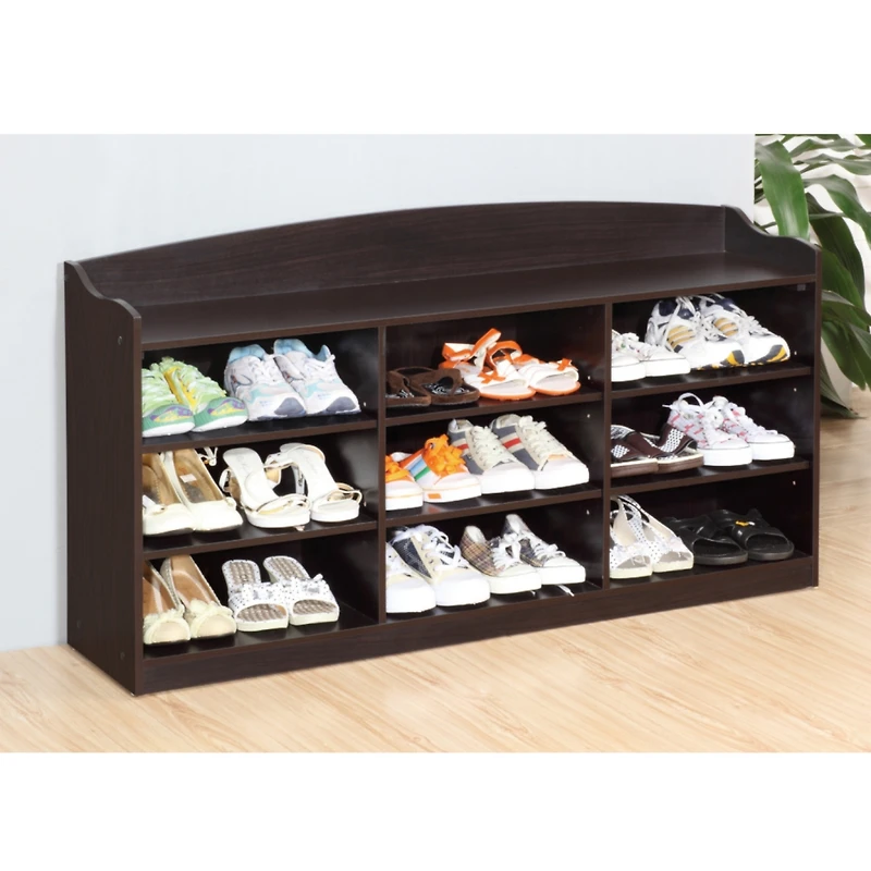 Simplie Fun Shoe Bench Red Cocoa