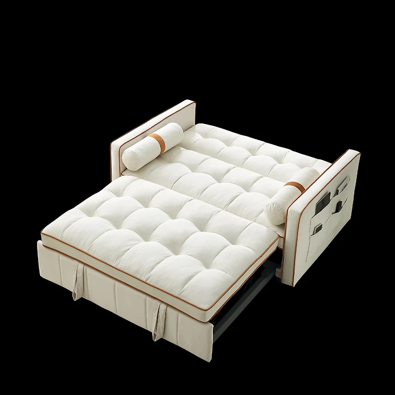 Streamdale 55" Pull-Out Sofa Bed with Side Pockets