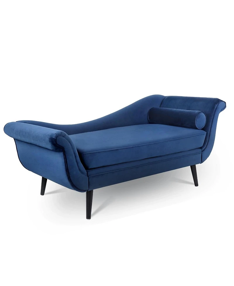 Streamdale Furniture Chaise Lounge With Scroll Arm