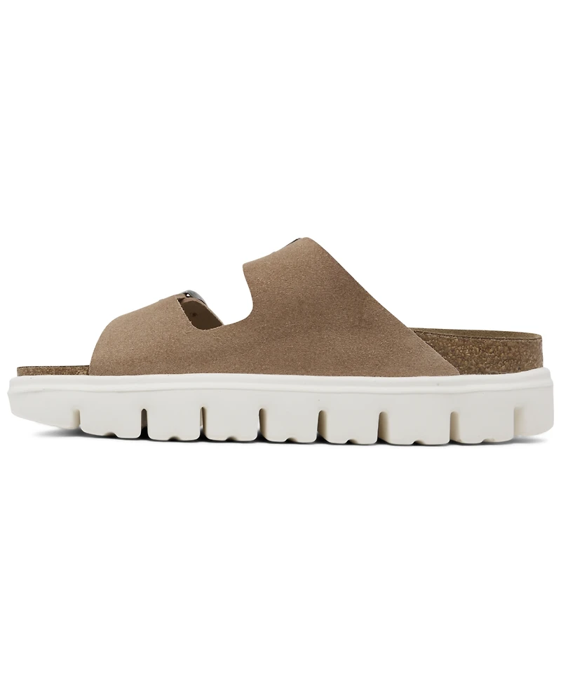 Papillio by Birkenstock Women's Arizona Chunky Suede Leather Platform Sandals from Finish Line