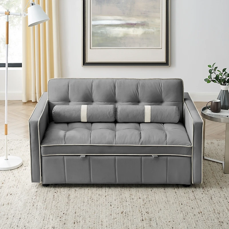 Streamdale 55.5" Pullout Sleep Sofa with Pockets