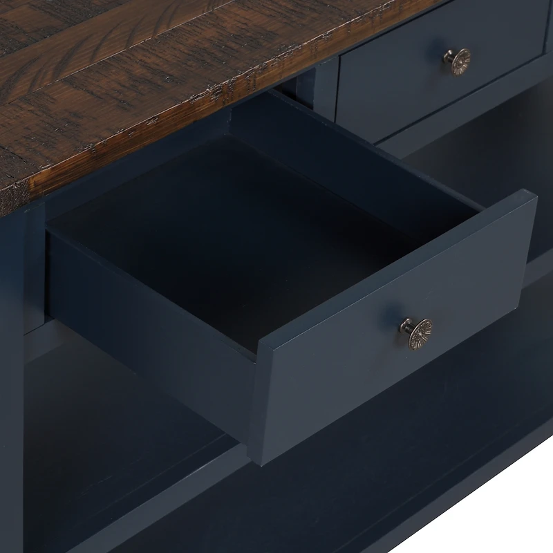 Streamdale 48" Solid Wood Console Table with 3 Drawers