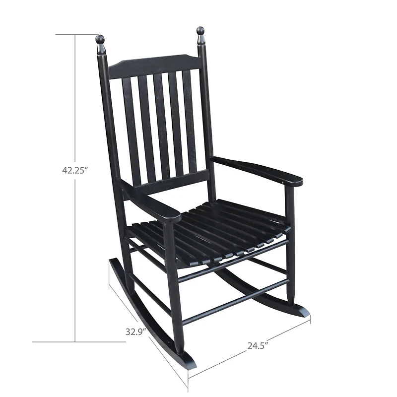 Streamdale Furniture Wooden Porch Rocker Chair