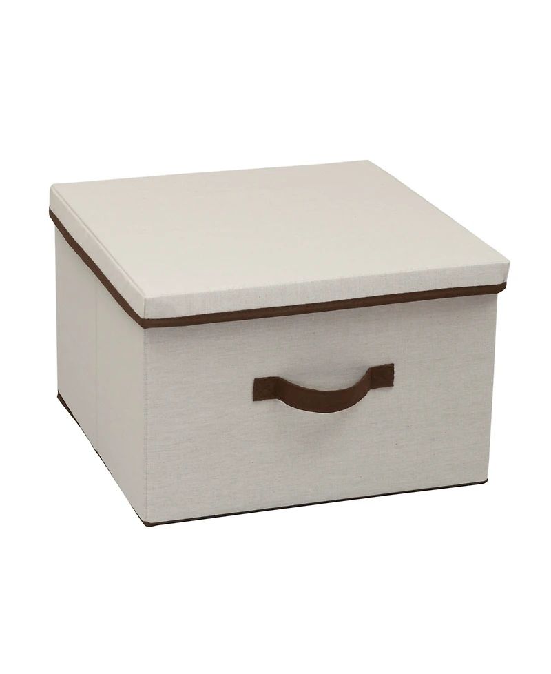Household Essentials Square Kd Storage Box With Lid