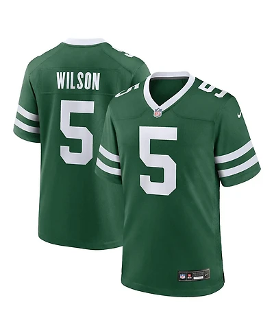 Nike Men's Garrett Wilson Legacy Green New York Jets Game Jersey