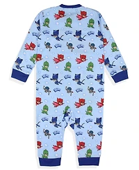 Pj Masks Toddler Boys Gekko Catboy Owlette Hero! Footless Sleeper Pajama Union Suit