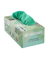 Arkwright Home SmartRags Xl Microfiber Cleaning Cloths (Box of 50), 35 Grams, 16x16, Reusable, Multi-Purpose, Color Options