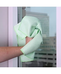 Arkwright Home Smart Choice Waffle Cleaning Cloths (12 Pack), 16x16 in., Reusable, Streak-Free, Color Options