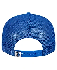 New Era Men's Blue Dallas Mavericks Evergreen Meshback 9FIFTY Snapback Hat