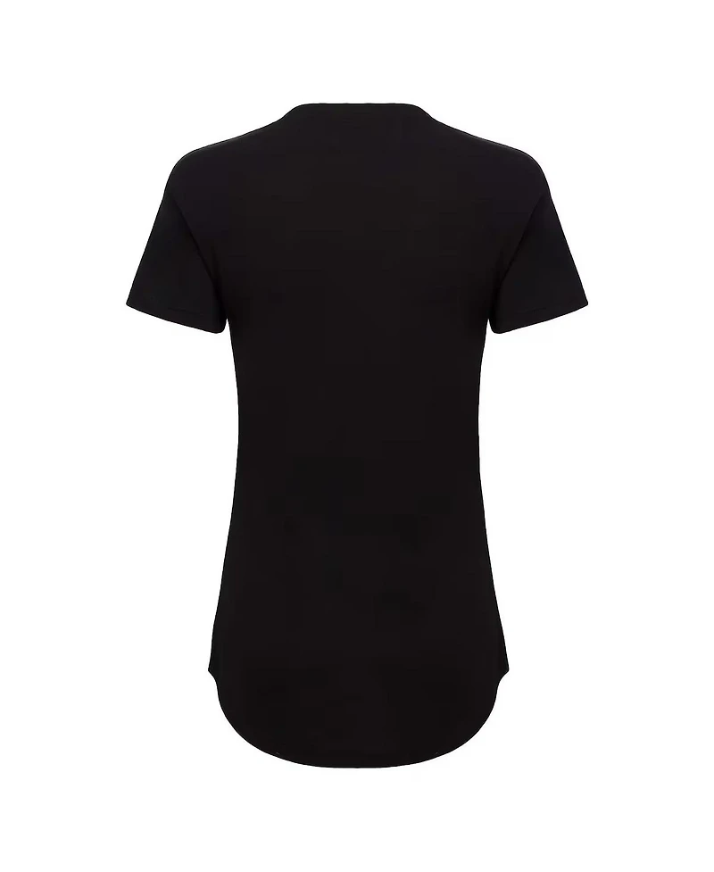 Sportiqe Women's Black Minnesota Timberwolves Phoebe Super Soft Tri-Blend T-Shirt