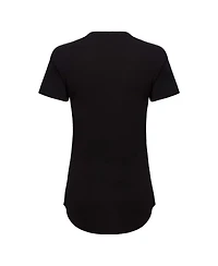 Sportiqe Women's Black Minnesota Timberwolves Phoebe Super Soft Tri-Blend T-Shirt