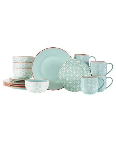 Baum Geo 16 Pc. Dinnerware Set, Service for 4