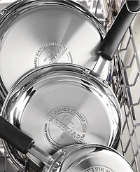 Farberware Brilliance Stainless Steel 10-Pc. Cookware Set